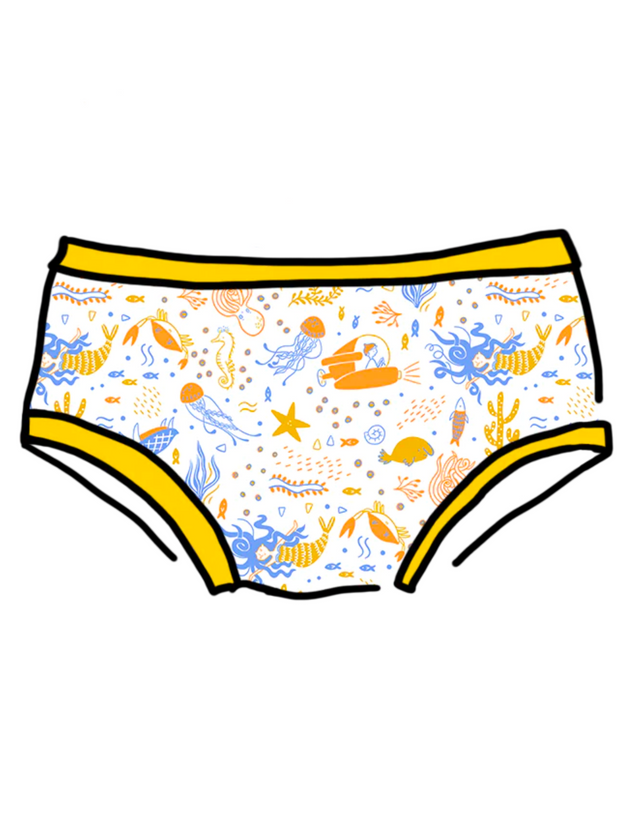 Thunderpants Hipster Underpants under the sea - NVBL 