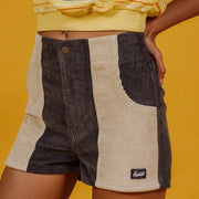 Hammies Women's Two-Toned Shorts gray sand - NVBL